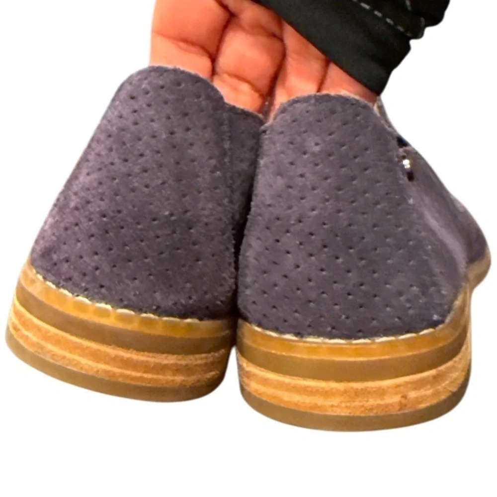 Hush Puppies Analise Clever Suede Indigo Loafer 38